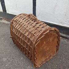 Vintage Wicker Cat Basket