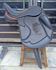 WILDRACE Dressage Brand Leather English Saddle CHANGEABLE Gullet All Size