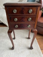 Antique Mahogany Sewing Box