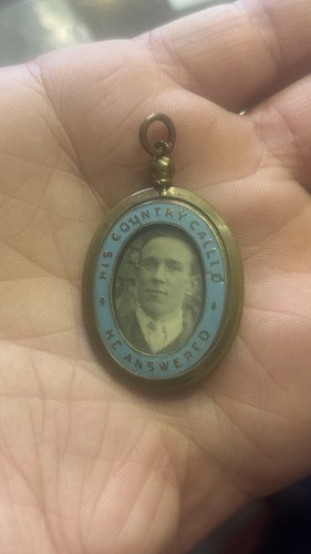 Ww1 edwardian enamel photo - ww1,