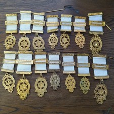 Lot of 14 Masonic Medals -