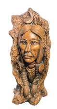 Vintage Native American Maiden