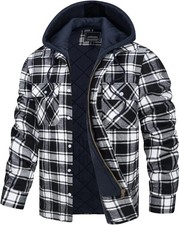 Men's Hooded Fleece Flannel