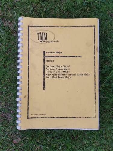 Fordson major workshop manual - major,
