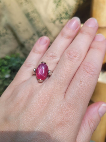 Handmade antique red star - antique,