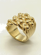 9ct Yellow Solid Gold Heavy 4