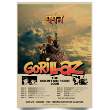 Gorillaz Tour Poster The
