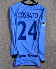 Chievo Match Issue Football Shirt Cossato Adults Large Brilliant Condition