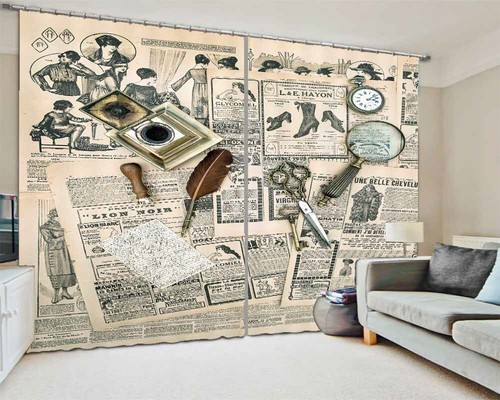 Scissor magnifier clock - magnifier, 3d