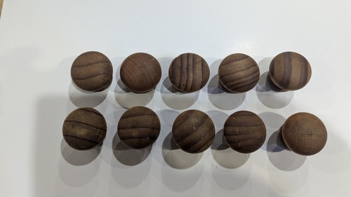 Pine wooden knobs small 35mm - pine,