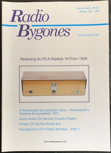 Vintage radio bygones issue - radio, bygones,