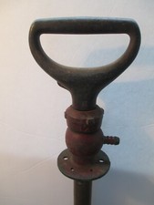 Antique hand fluid pump cast - pump,