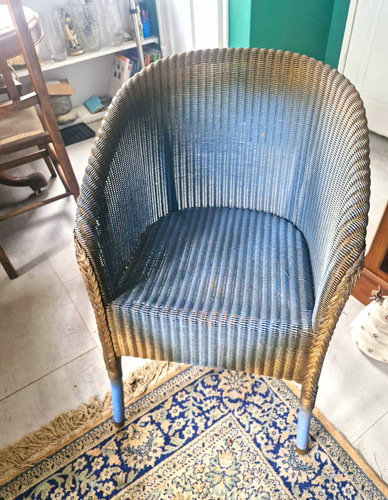 Lloyd loom blue - blue, &