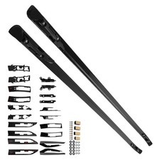 Roof Rack Rails Bars Black For