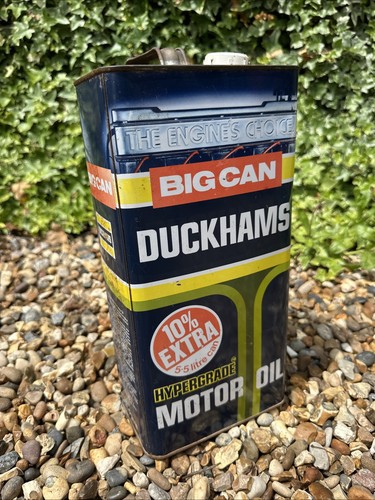 Duckhams big can oil - big, man