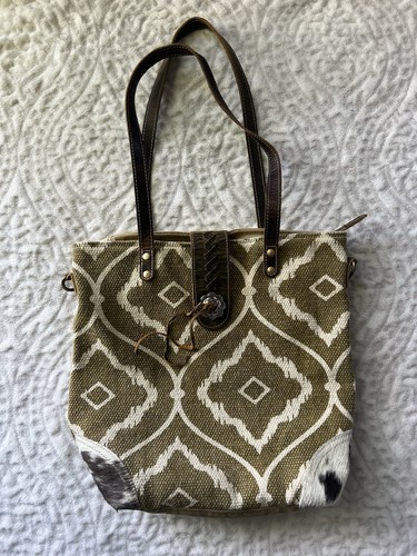 Myra canvas leather - myra, &