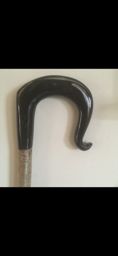 Ramshorn crook black with - ,