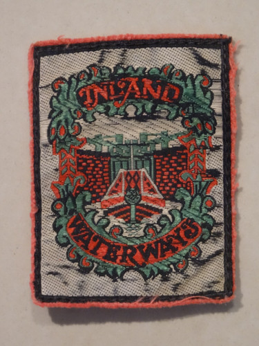 Inland waterways cloth badge - waterways,