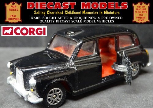 Corgi black london taxi austin - black,