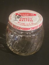 Vintage EMPTY Glass Jar –