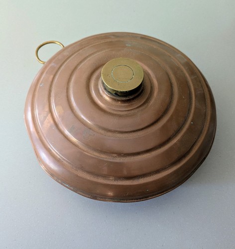 Vintage copper bed warmer - vintage,