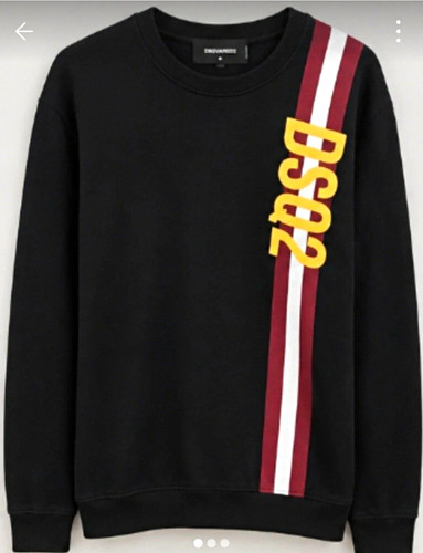Dsquared2 men black crew - dsquared2,