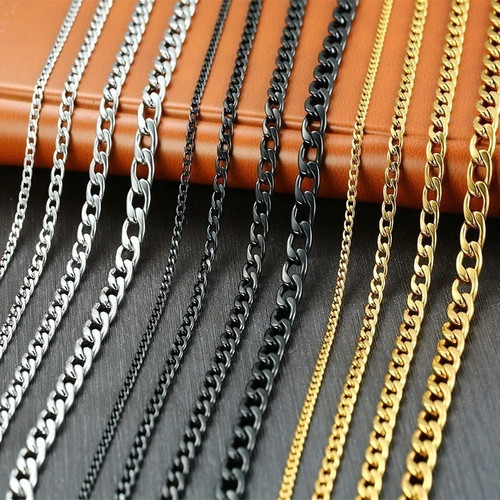 Mens cuban link chain necklace - mens,