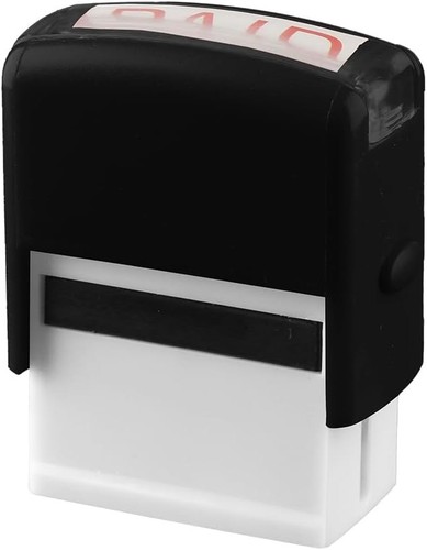 Paid stamp self inking - paid,