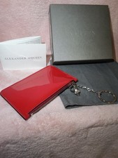 Alexander Mcqueen Red Wallet