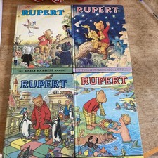 Vintage Rupert Bear Annuals