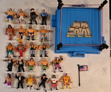 WWF Hasbro Ring + Figures