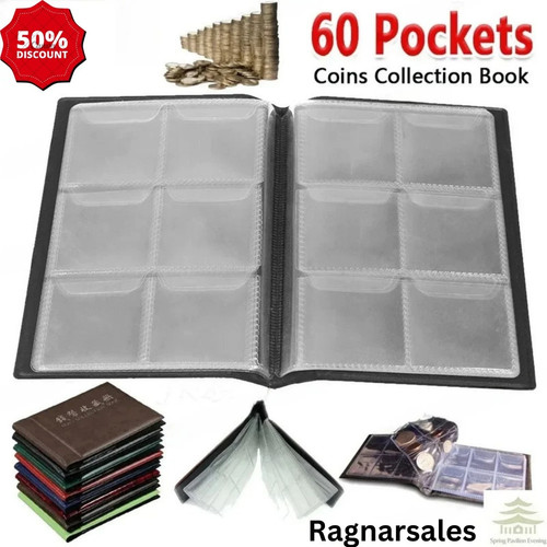 Coin collection folder album - coin,