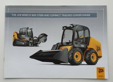 JCB SERIES II SKID STEER & COMPACT TRACKED LOADER RANGE SALES BROCHURE 
