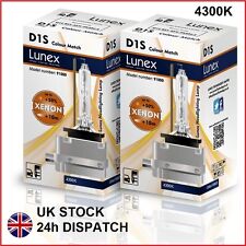 2 x D1S Genuine LUNEX XENON BULB 4300K HID compatible with 66043 66144 85410 CM