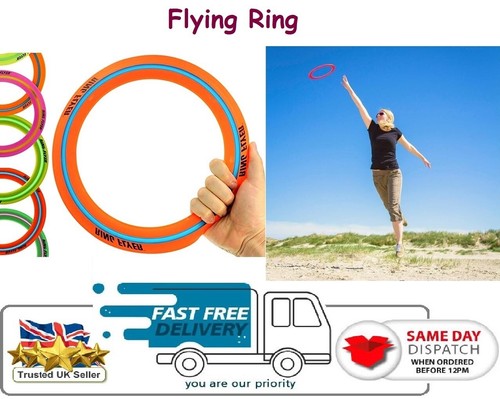 Flying rubber ring frisbee - rubber,