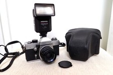 Vintage PRAKTICA LTL 35mm film SLR camera kit with lens and extras 