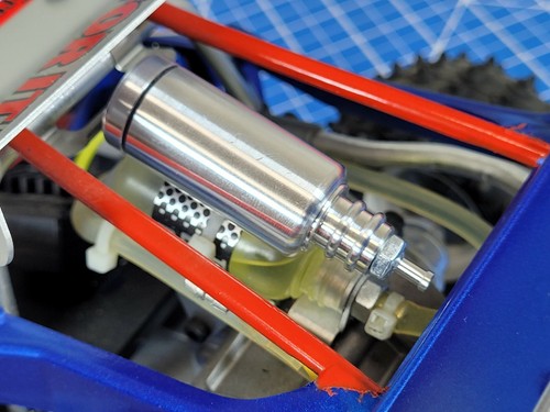 Aluminum rear damper - rear, oil