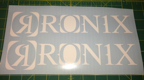 Ronix logo decal - w/r,