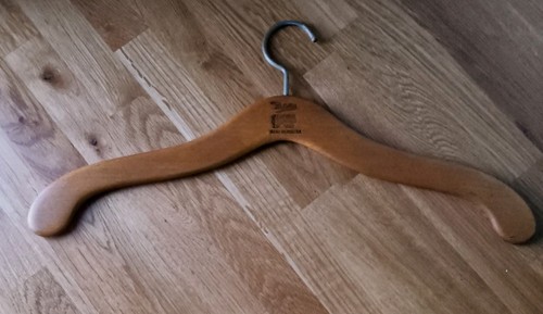 Vintage wooden coat hanger the - vintage,