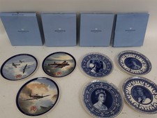 Wedgwood Commemorative Plates Bundle Queen Elizabeth II RAF Set x7