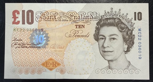 Old ten pound note - £10,