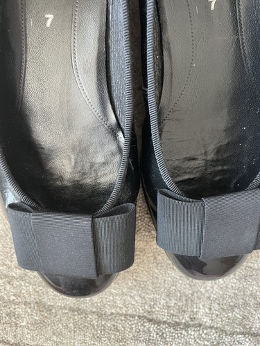Gabor flat black patent - flat,