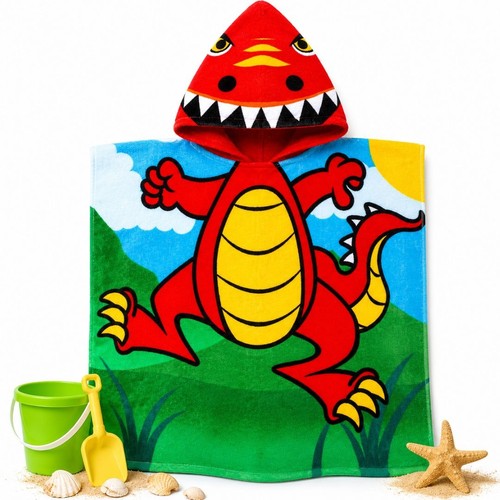 Kids hooded beach towel - hooded,