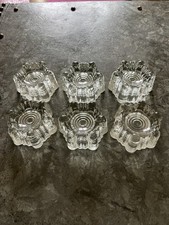 6 Victorian Pressed glass