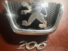 Red Peugeot 206 Car Badges