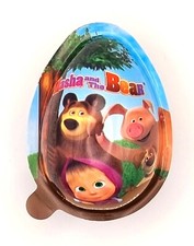 MASHA & THE BEAR SURPRISE EGGS WITH TOY KIDS PARTY BAGS HALAL EASTER EGG HUNT