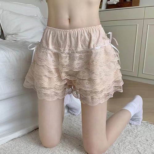 Girl frilly lace ruffle - ruffle, shorts