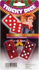 7 - 11 Loaded Trick Dice Magic Cheat - Set of 2x Trick & 2x Normal Die