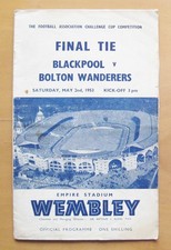 1953 FA Cup Final BLACKPOOL v