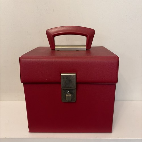 Vintage record carry storage - vintage,
